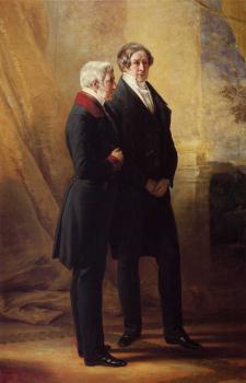 弗朗玆 夏維爾 溫特哈特 Arthur Wellesley 1st Duke of Wellington with Sir Robert Peel 弗朗玆 夏維爾 溫特哈特 Arthur Wellesley 1st Duke of Wellington with Sir Robert Peel